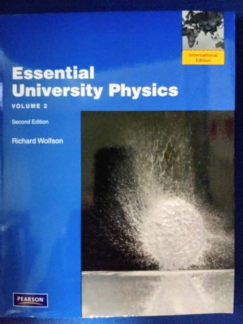 Essential University Physics Richard Wolfson Answer Reader