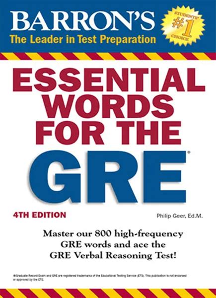 Essential Words GRE 4th Barrons Kindle Editon