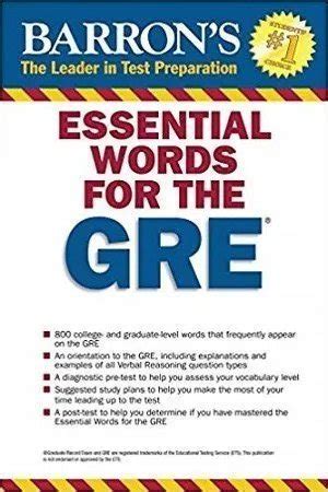 Essential Words for the GRE Barron s Essential Words for the GRE PDF