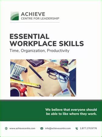 Essential Workplace Skills: Achieving WSH Level A