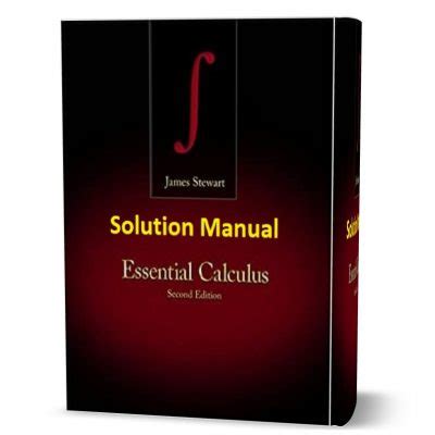 Essential calculus 2nd edition solutions manual Ebook Epub