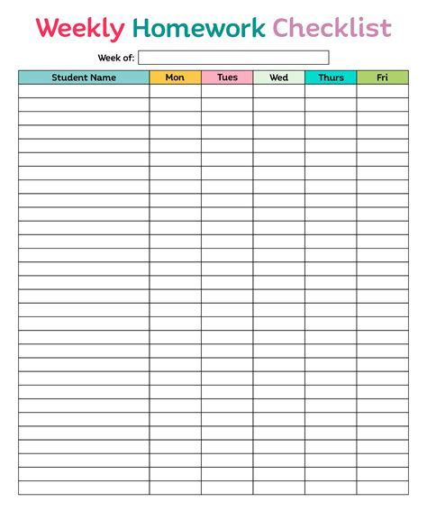 Essentials Assignment Checklist