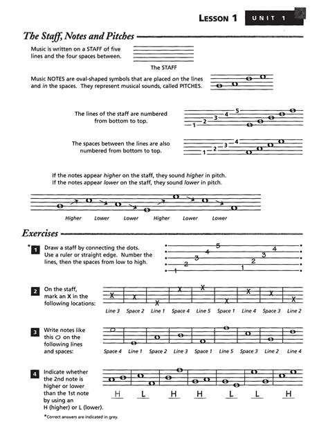 Essentials For Music Theory Answers Key Doc