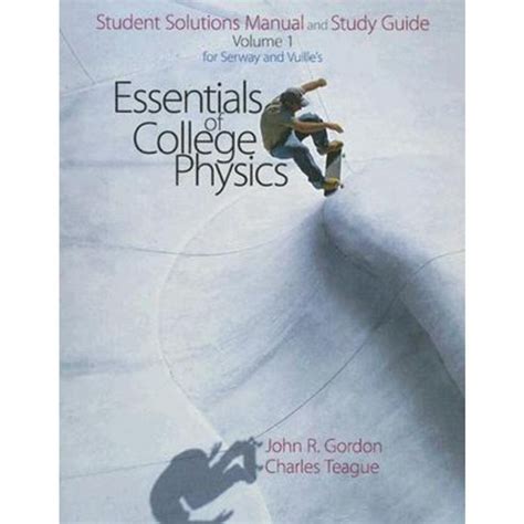 Essentials Of College Physics Student Solutions Manual PDF