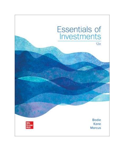 Essentials Of Investments 7th Edition Solutions Manual Kindle Editon