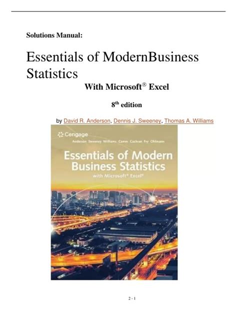 Essentials Of Modern Businesssolution Manual Doc