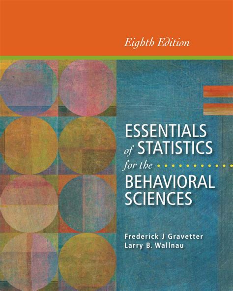 Essentials Of Statistics For The Behavioral Sciences 8th Gravetter Ebook PDF