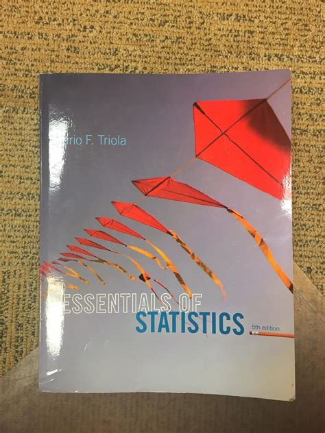 Essentials Statistics 5th Mario Triola Epub