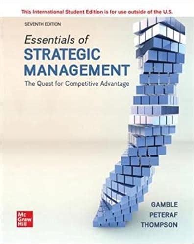 Essentials Strategic Management Competitive Advantage Reader