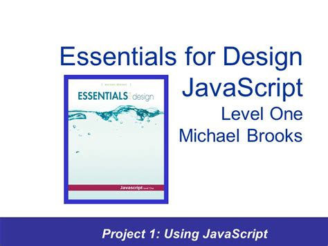 Essentials for Design JavaScript-Level 1 Doc