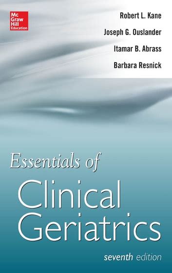 Essentials of Clinical Geriatrics Ebook Epub