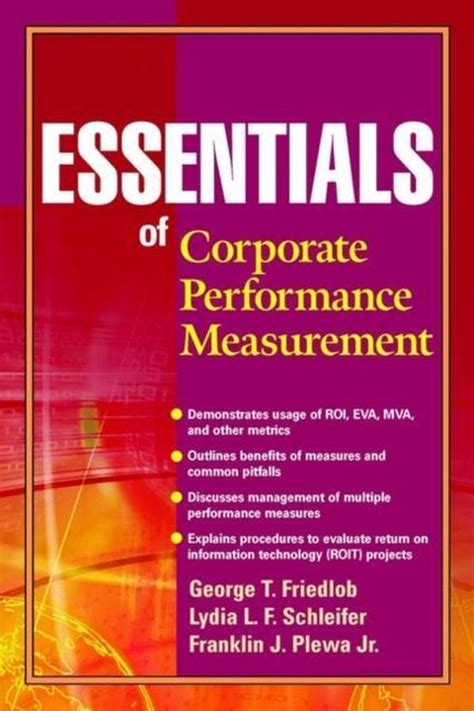 Essentials of Corporate Performance Measurement 1st Edition Doc