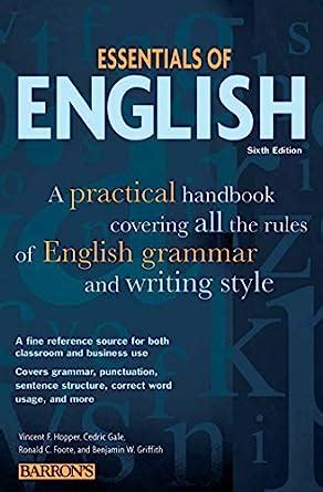 Essentials of English Barron s Educational Series PDF