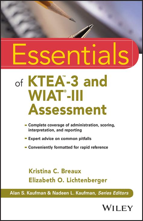 Essentials of KTEA-3 and WIAT-III Assessment Essentials of Psychological Assessment Doc