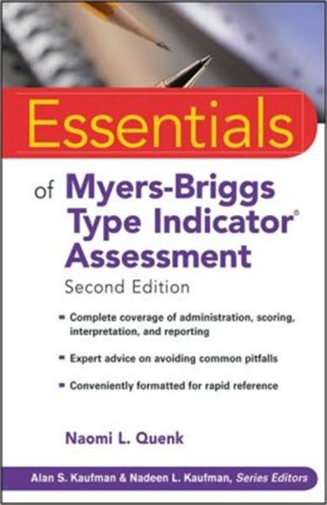 Essentials of Myers-Briggs Type Indicator Assessment Epub