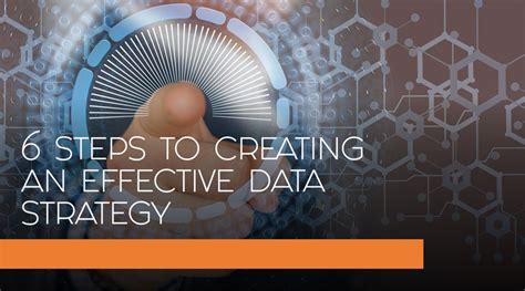 Establish a clear data strategy: