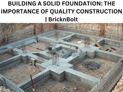 Establish a solid foundation: