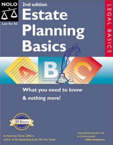 Estate Planning Basics Clifford Attorney PDF