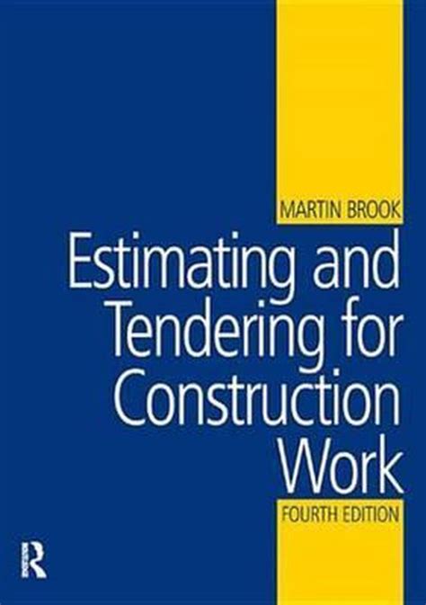 Estimating and Tendering for Construction Work PDF