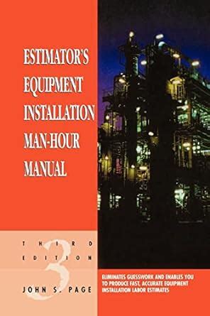 Estimator's Equipment Installation Man-Hour Manual PDF