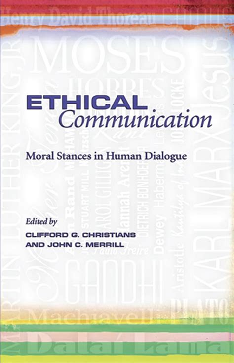 Ethical Communication Moral Stances in Human Dialogue Kindle Editon