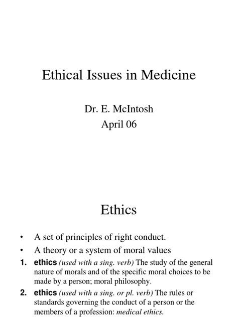 Ethical Issues in Anaesthesia Doc