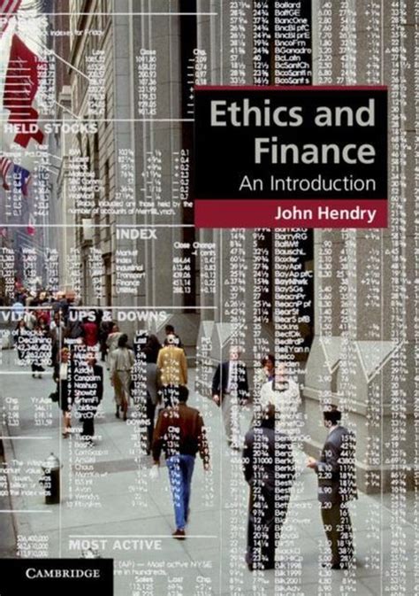 Ethics and Finance An Introduction PDF