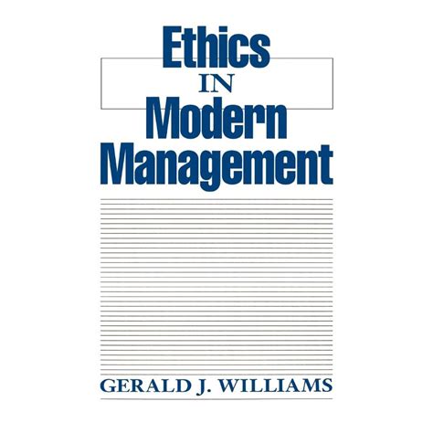 Ethics in Modern Management Epub