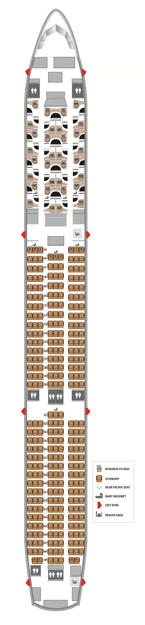 Etihad Plane Seating Chart