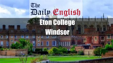 Eton's Legacy of Excellence