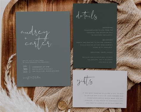 Etsy Invitation Template