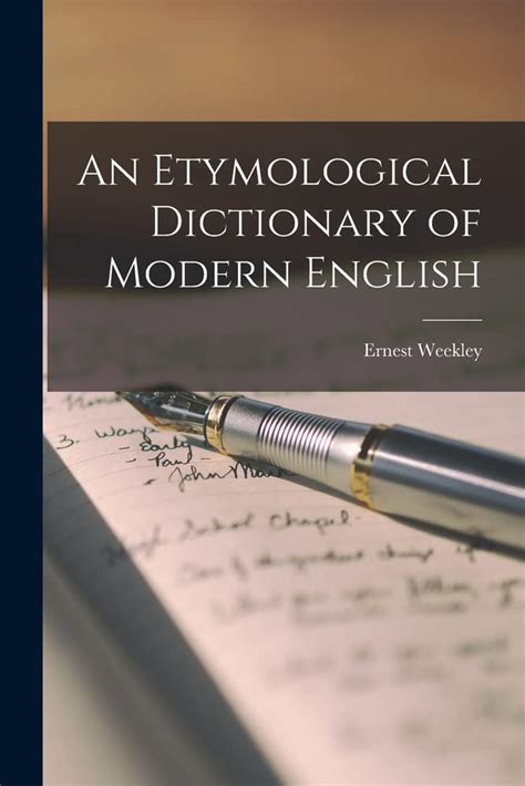 Etymological Dictionary of Modern English PDF