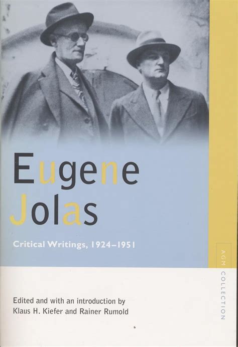 Eugene Jolas: Critical Writings Epub