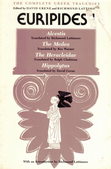 Euripides Alcestis Medea Hippolytus Reader