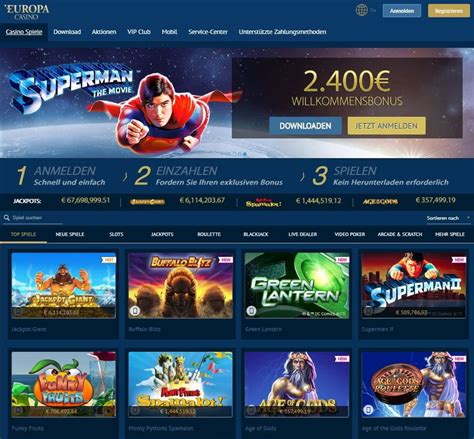 Europa Casino: Uma Jornada de Entretenimento Online de Alto Nível