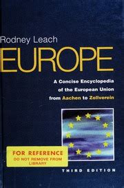 Europe A Concise Encyclopedia of the European Union Kindle Editon