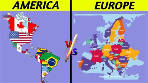 Europe vs. America: A Comprehensive Comparison of Size, Population, and Economic Power