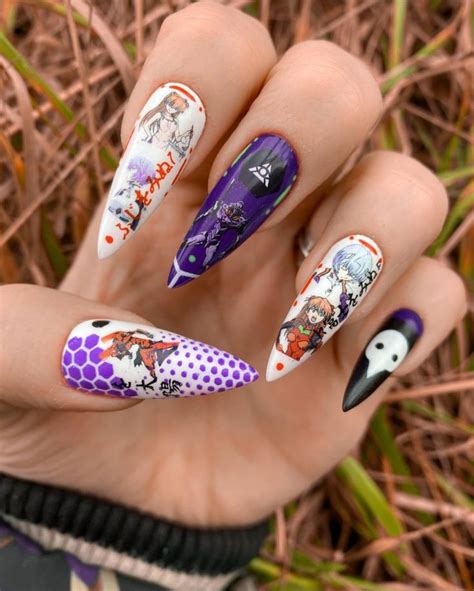 Evangelion Nails: Transform Your Nails into an Anime Masterpiece