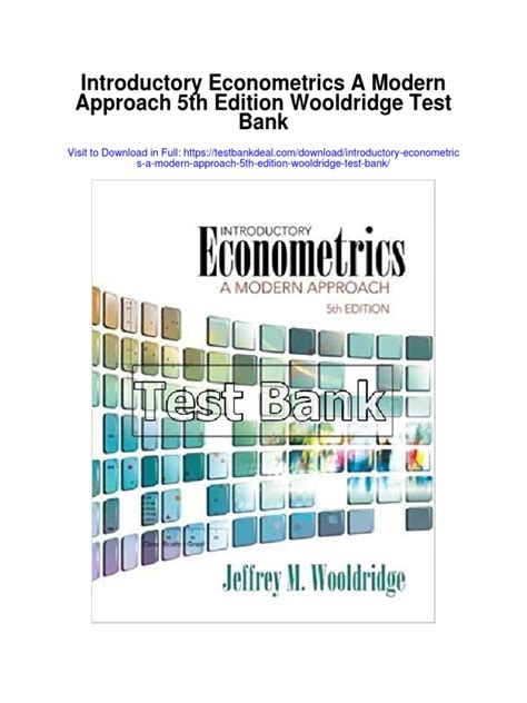 Even Answers To Wooldridge Econometrics 5th Edition Kindle Editon