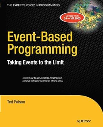 Event-Based Programming Taking Events to the Limit 1st Edition Reader