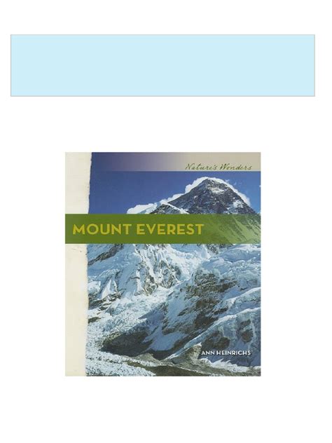 Everest 1st Edition PDF