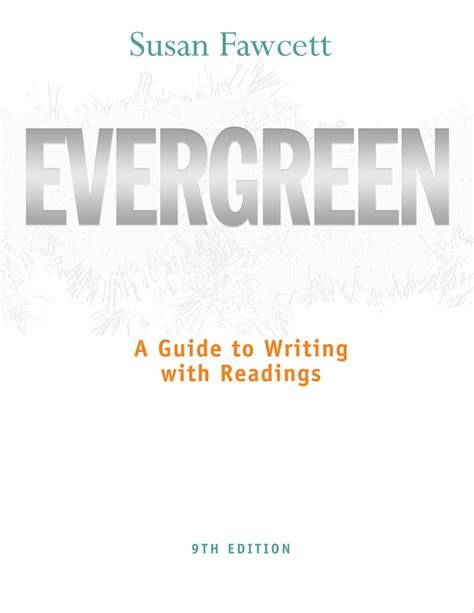 Evergreen A Guide to Writing with Readings Basic Writing Doc