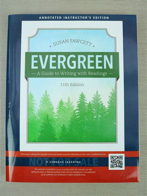 Evergreen A Guide to Writing with Readings MindTap Course List PDF