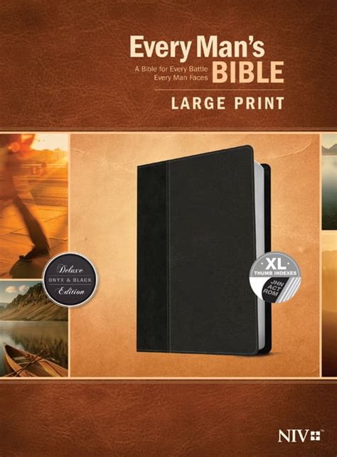 Every Man s Bible NIV Large Print TuTone Epub