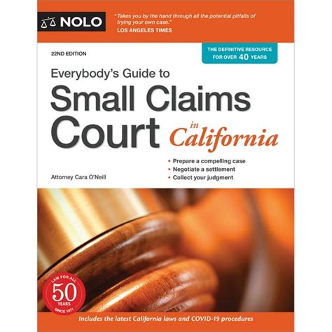 Everybody s Guide to Small Claims Court in California Doc