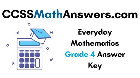 Everyday Math Answers 4th Grade PDF