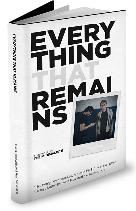 Everything That Remains A Memoir by The Minimalists Doc