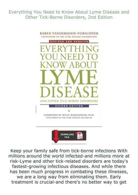 Everything You Need to Know About Lyme Disease and Other Tick-Borne Disorders, 2nd Edition PDF