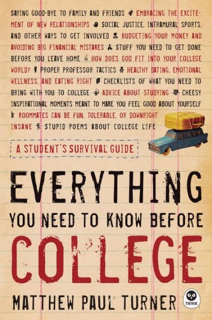 Everything You Need to Know Before College A Student s Survival Guide Kindle Editon