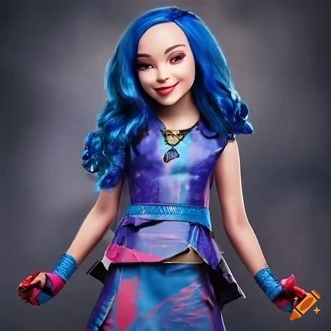 Evie from Descendants 2: Outfits That Define a Fashionable Rebel